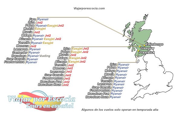 como llegar a escocia